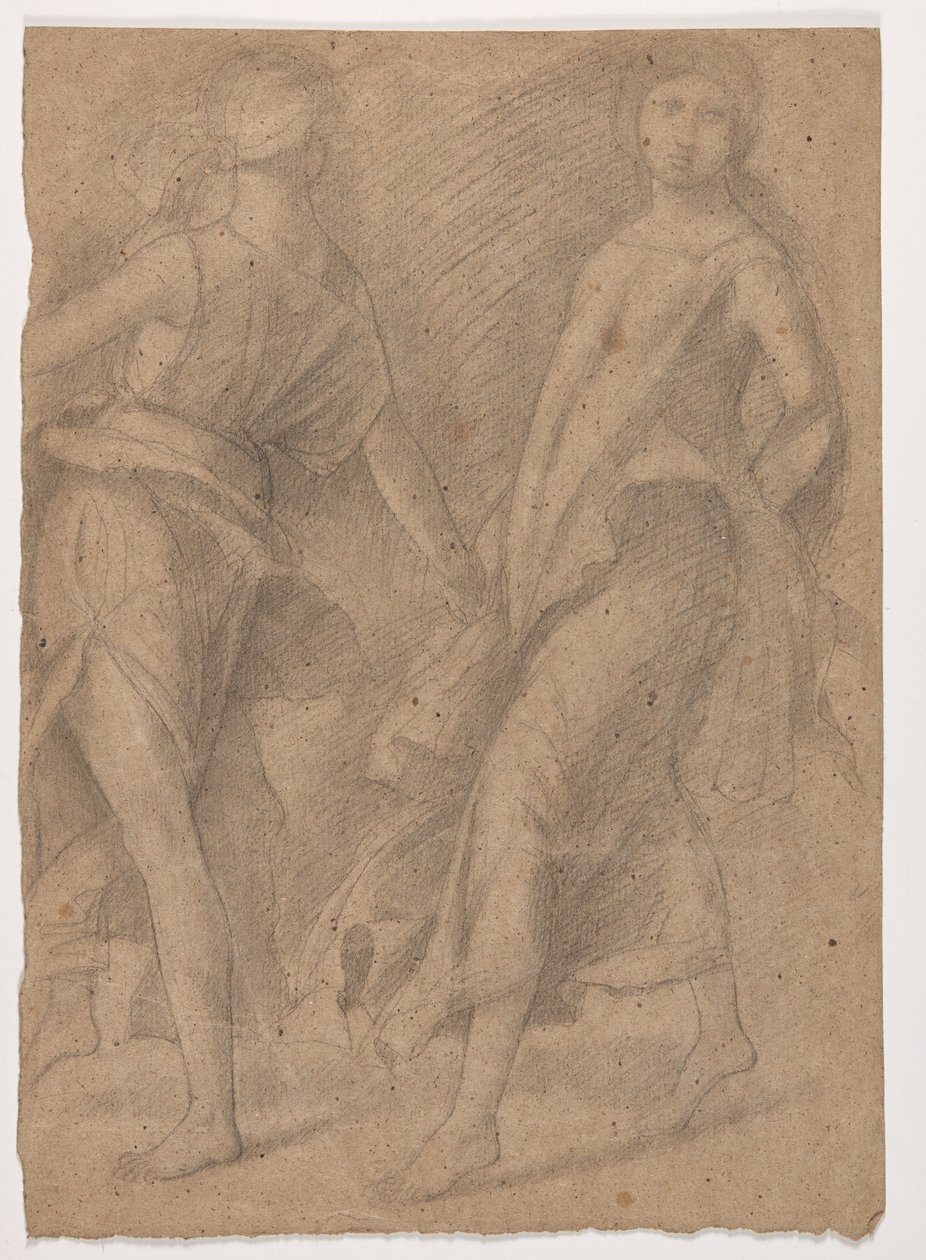 Tutkimus Andrea Mantegnan mukaan, "Parnassus", n. 1854-56 tekijältä Edgar Degas
