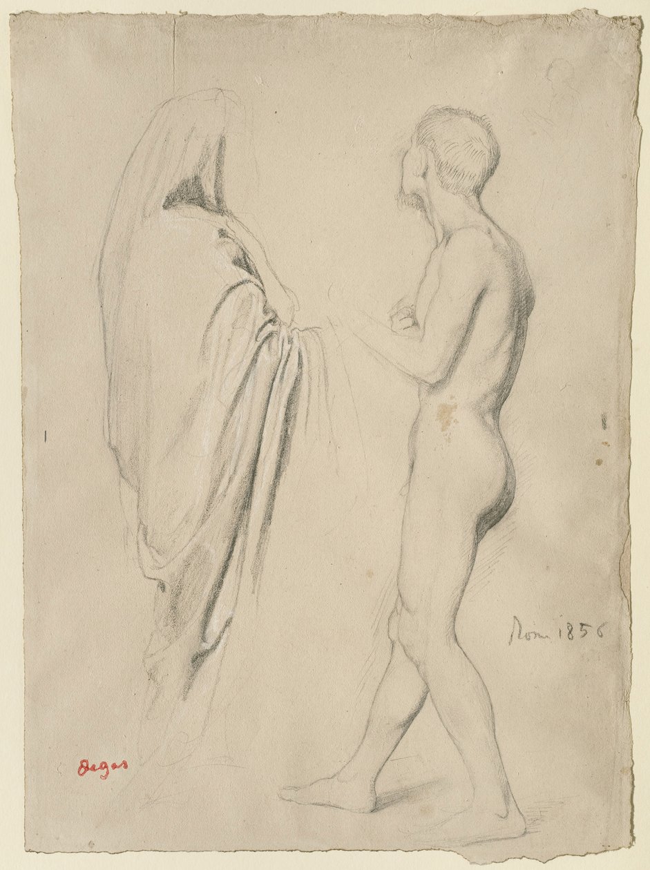 Tutkimus "Dante ja Virgil", n. 1856-57 tekijältä Edgar Degas