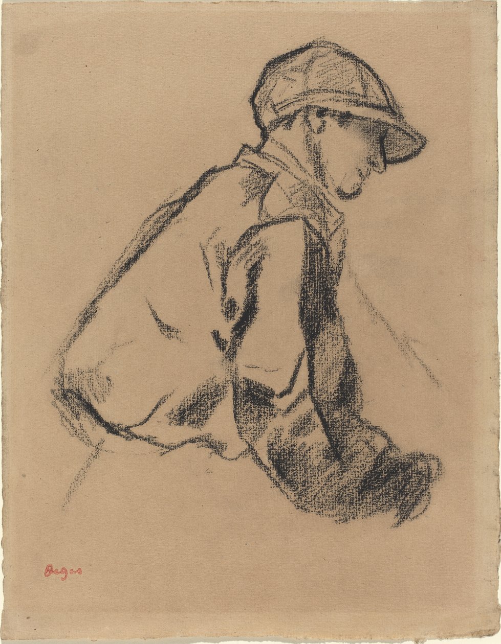 Study of a Jockey, n. 1884 tekijältä Edgar Degas