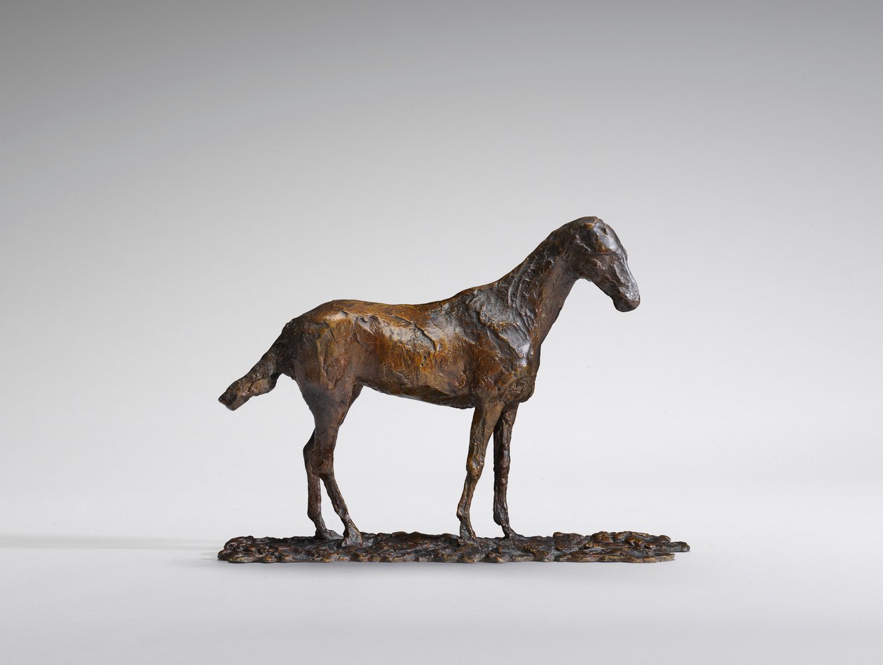 Tutkimus Mustangista, alkuperäinen 1860-luvun vaha, valettu vuonna 1921. tekijältä Edgar Degas