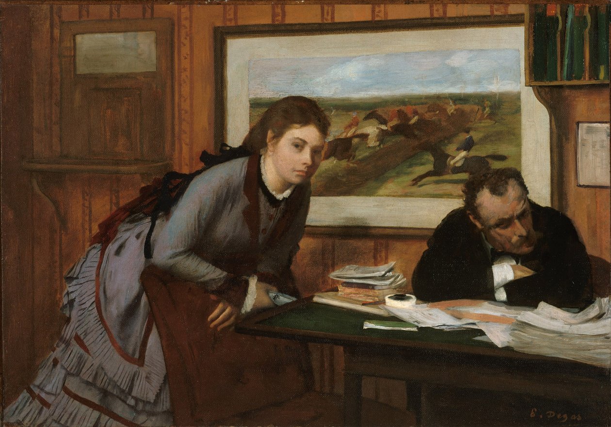 Murjottelu, noin 1870 tekijältä Edgar Degas