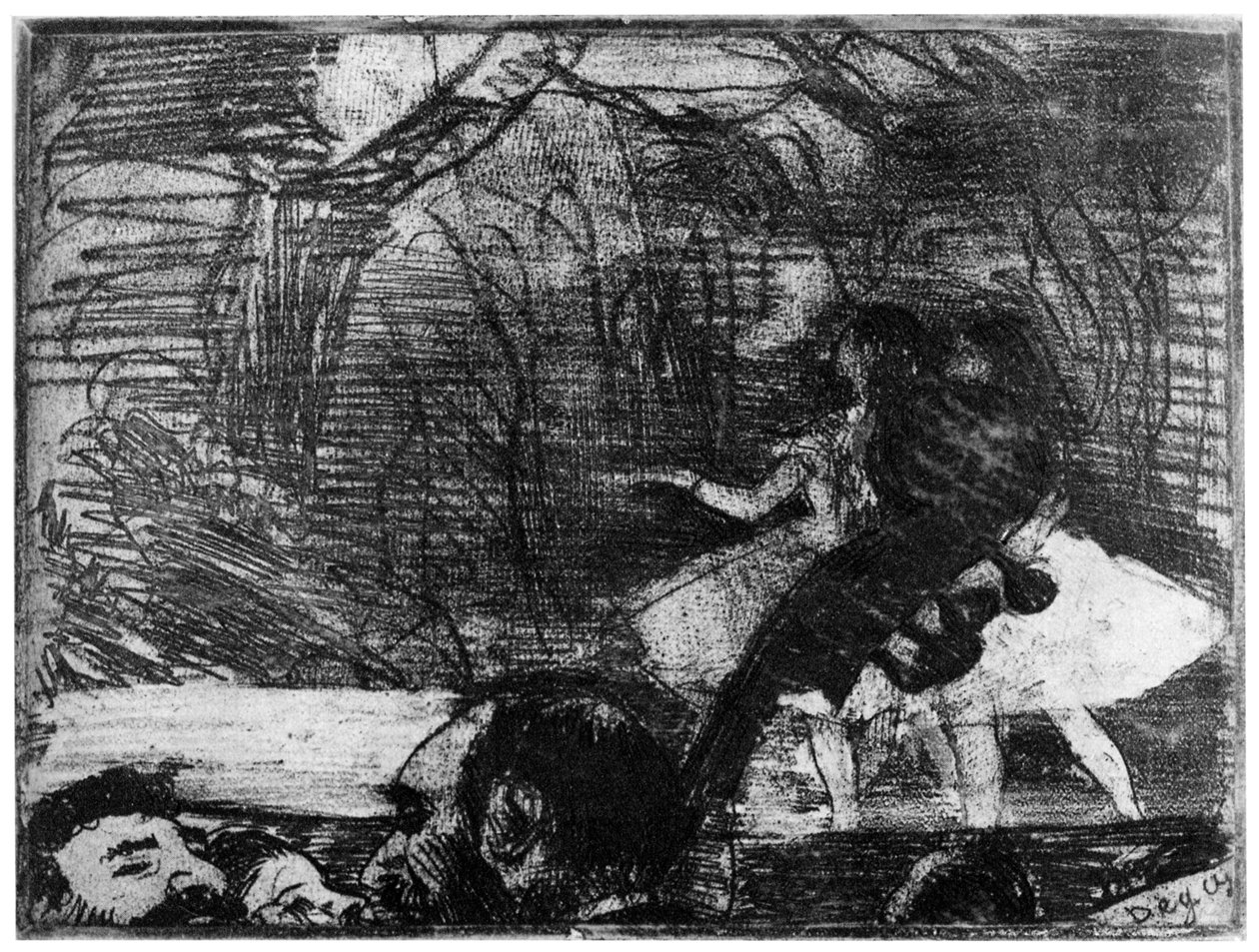 Lavalla, 1850-1910 1924 tekijältä Edgar Degas