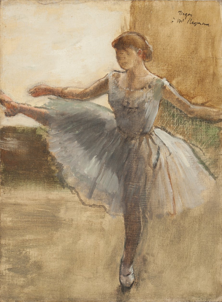 Balerina, n. 1876 (öljy kankaalle) tekijältä Edgar Degas