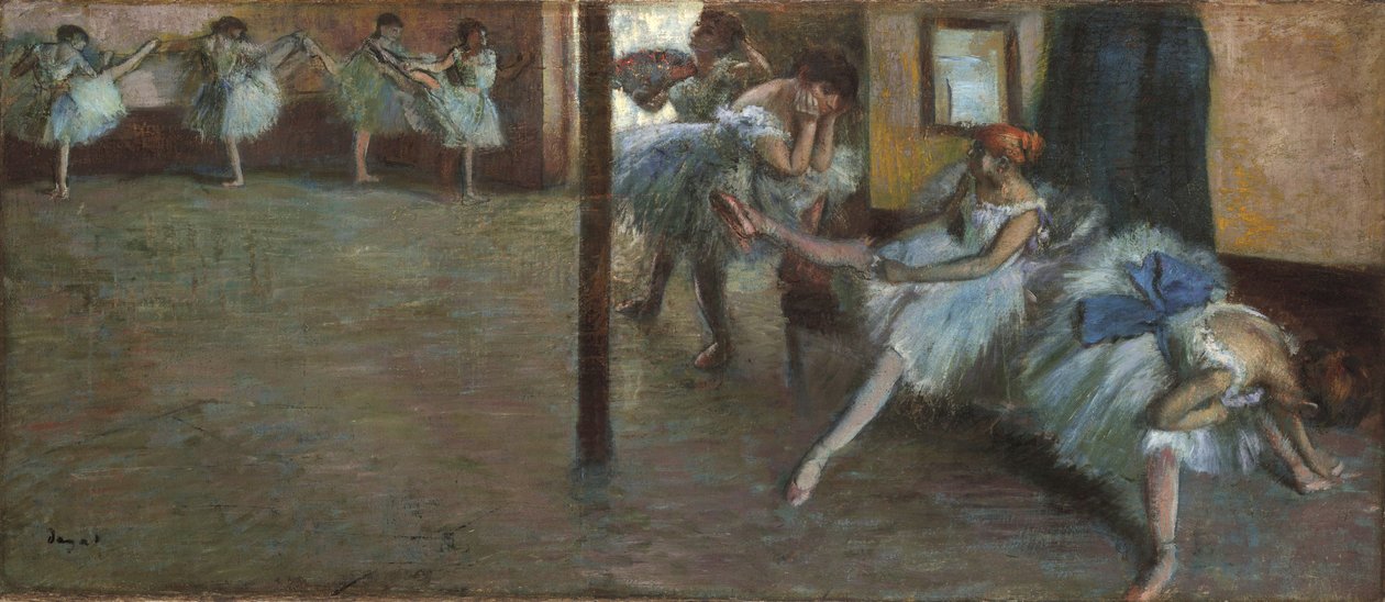Baletin harjoitus, noin 1891 tekijältä Edgar Degas