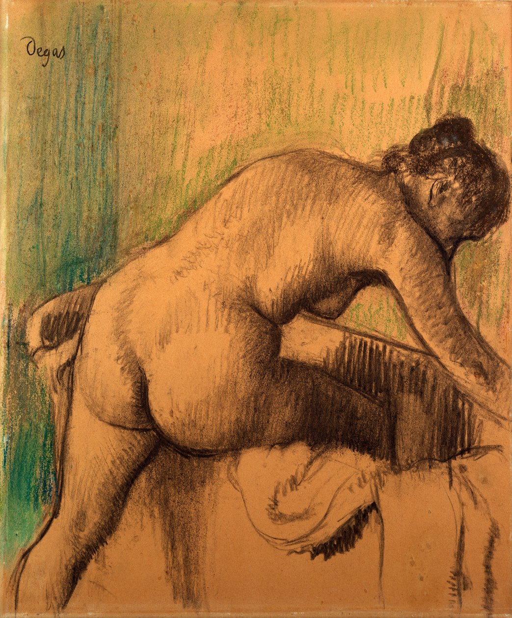 Kylpylä, 1883 tekijältä Edgar Degas