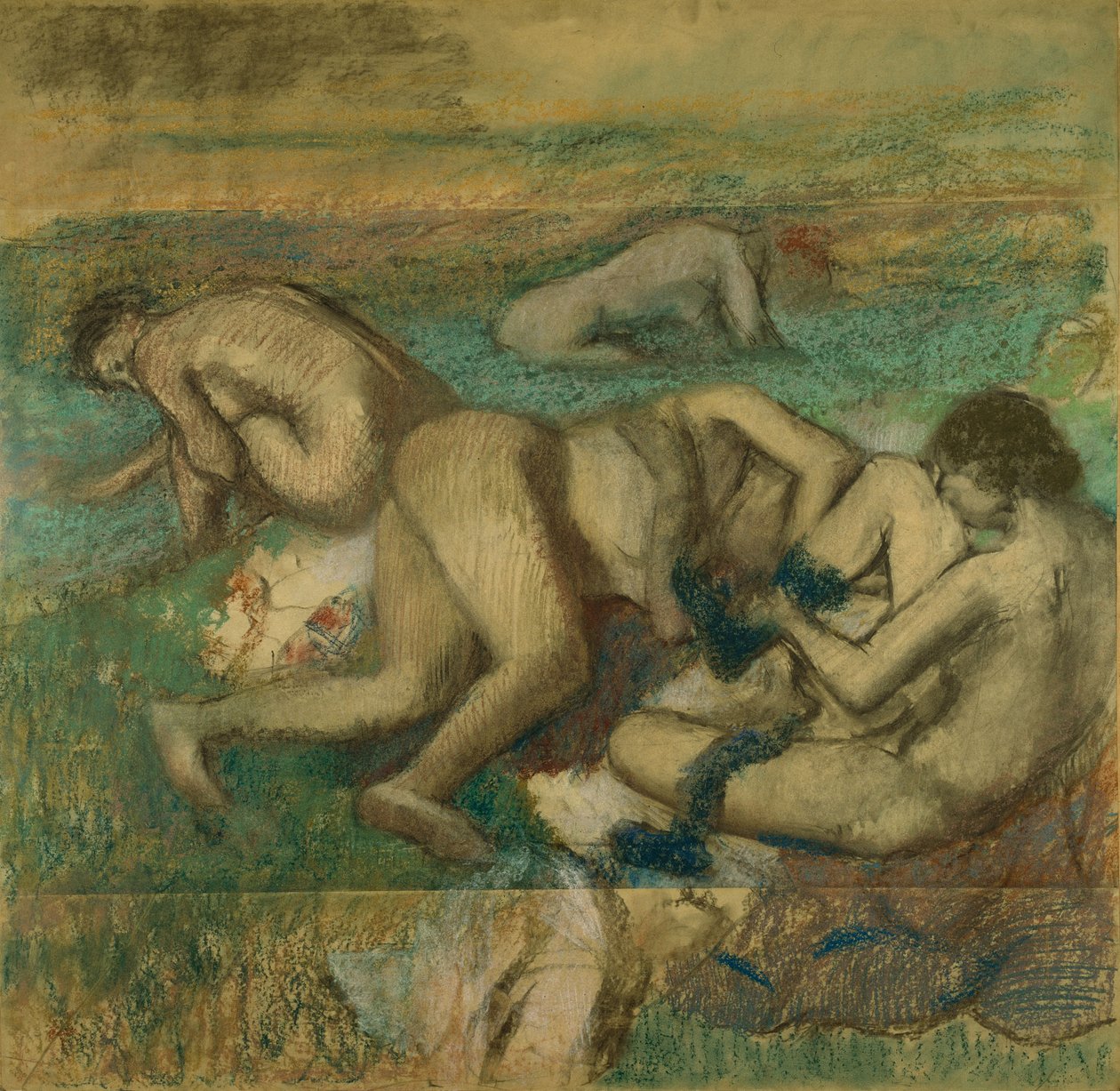 Kylpijät tekijältä Edgar Degas
