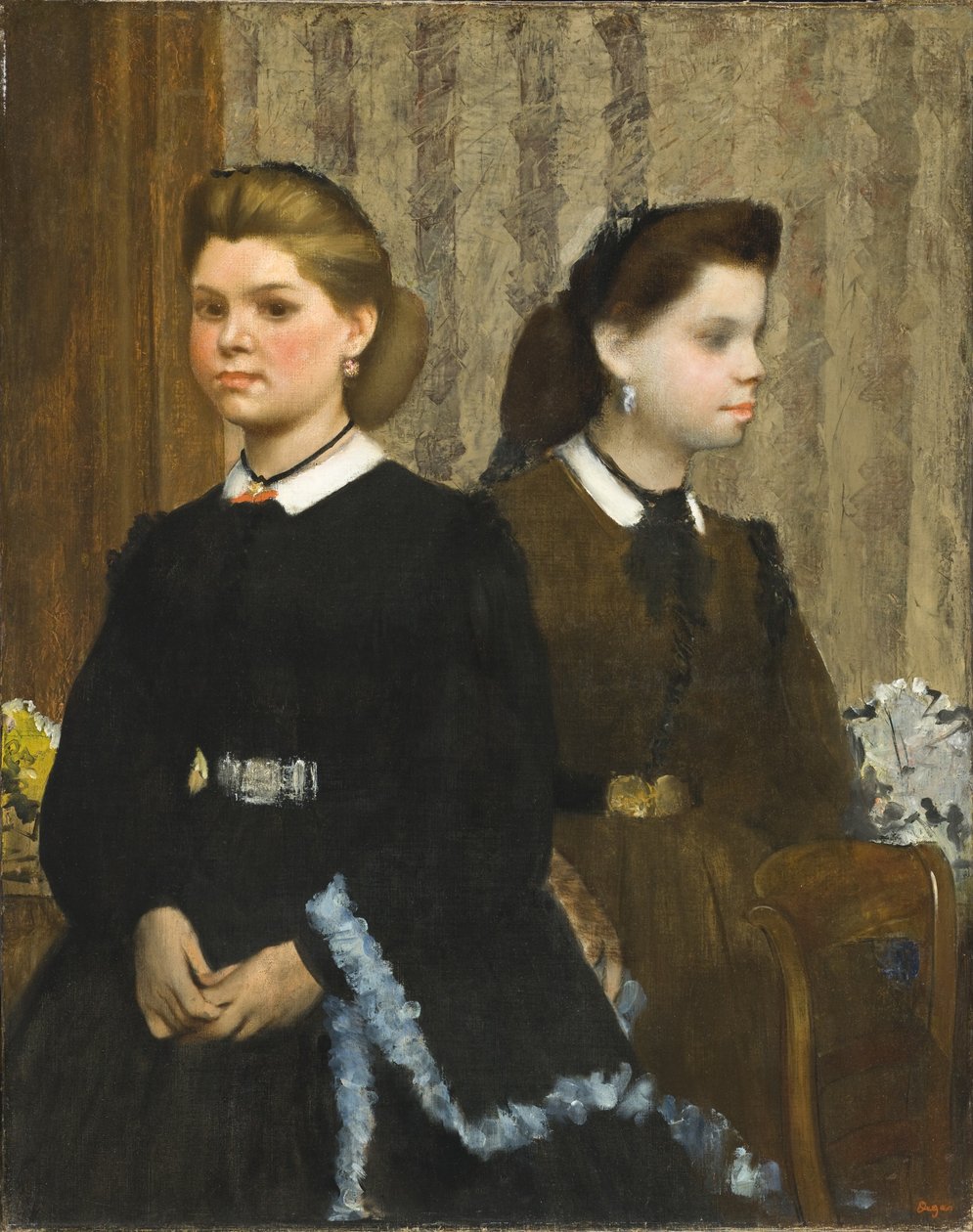 The Bellelli Sisters (Giovanna ja Giuliana Bellelli) tekijältä Edgar Degas