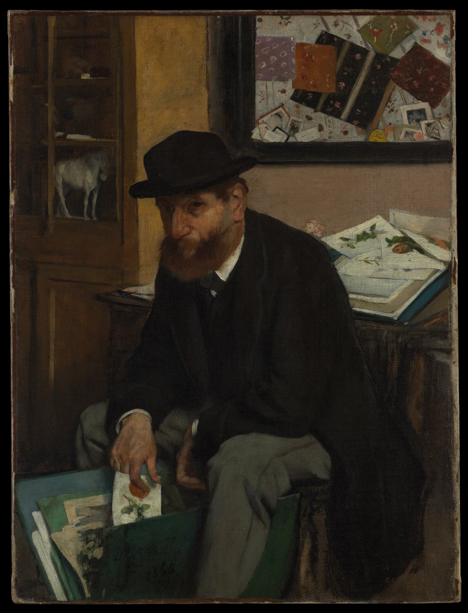 Grafiikan keräilijä tekijältä Edgar Degas