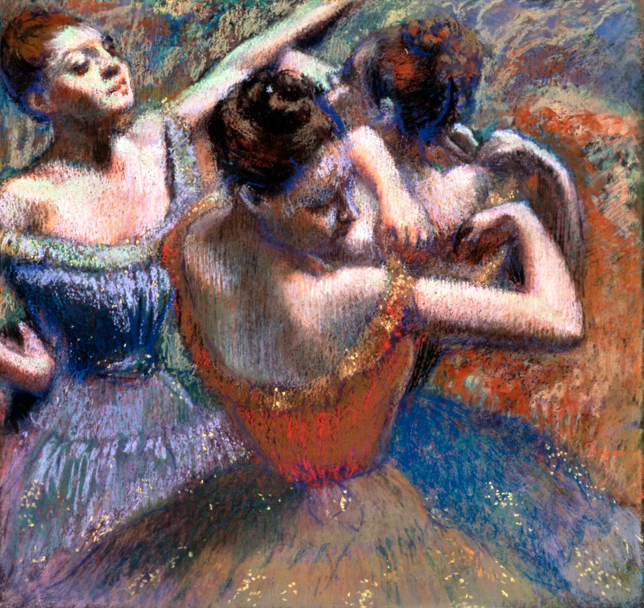 Tanssijat, 1899 tekijältä Edgar Degas