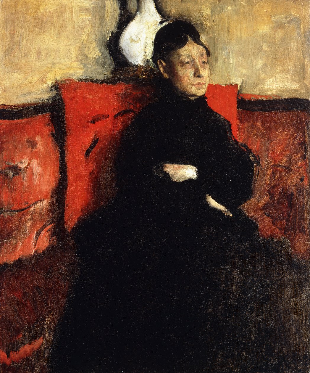 Montejasi-Ciceralen herttuatar; Montejasi-Ciceralen herttuatar, noin 1868 tekijältä Edgar Degas