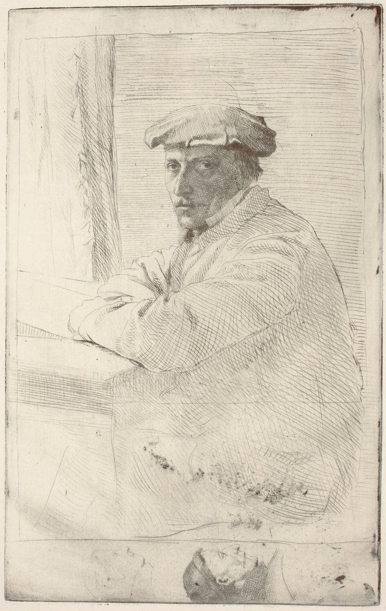 The Engraver Joseph Tourny (Kaivertaja Joseph Tourny) tekijältä Edgar Degas