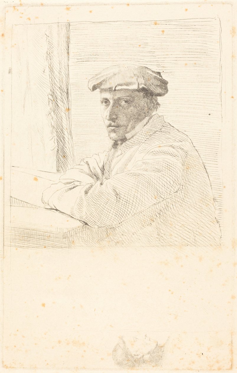 The Engraver Joseph Tourny (Kaivertaja Joseph Tourny) tekijältä Edgar Degas