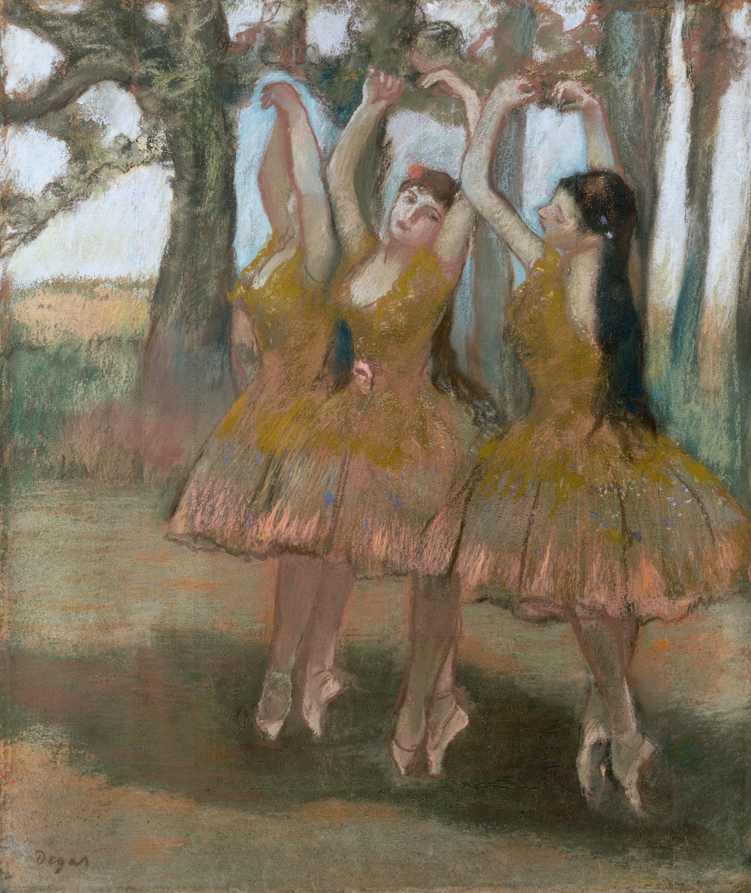 Kreikkalainen tanssi, noin 1881 tekijältä Edgar Degas