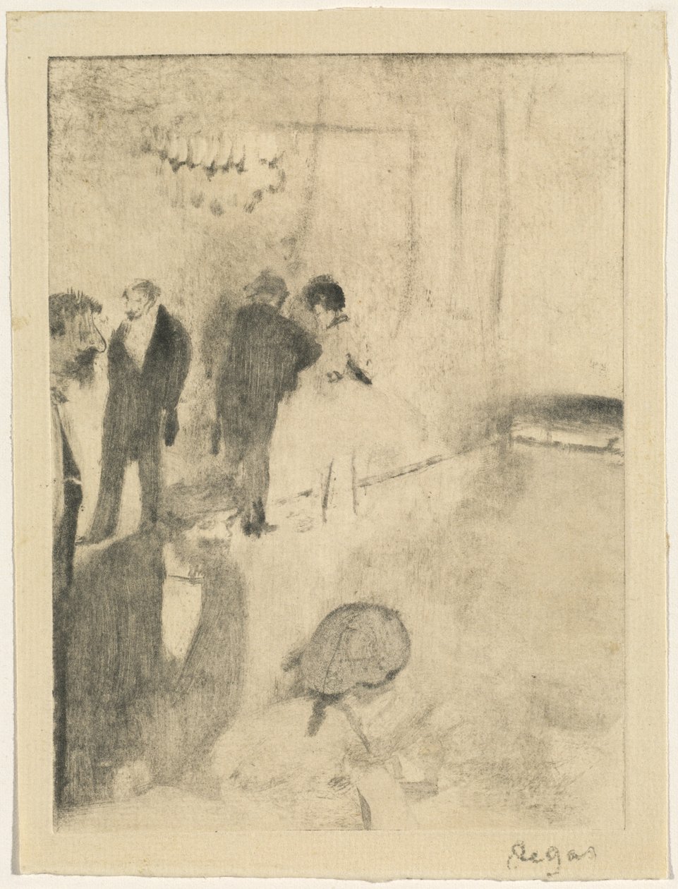 Vihreä huone tekijältä Edgar Degas
