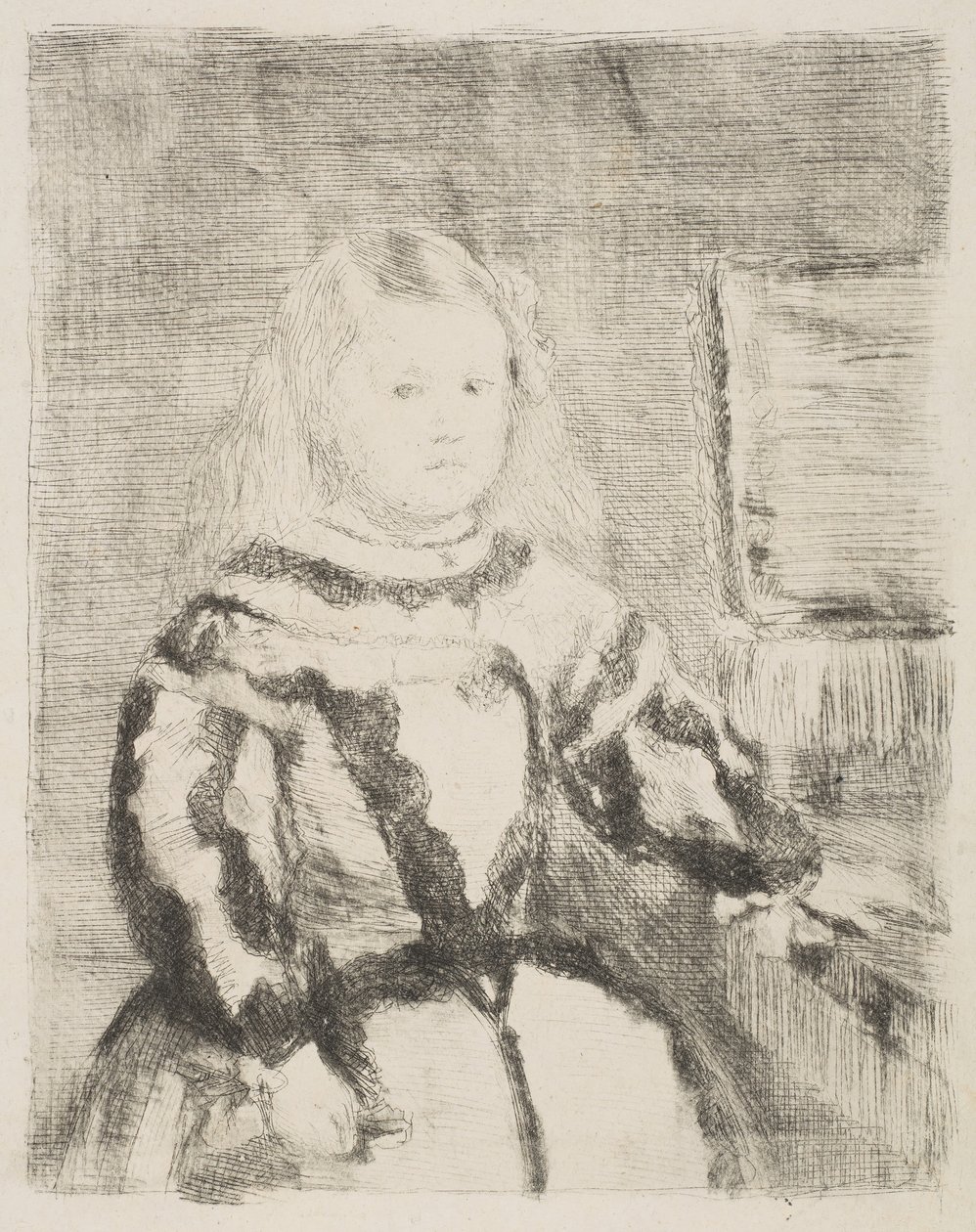 Infanta Margarita, Velázquezin jälkeen, 1862-64. tekijältä Edgar Degas