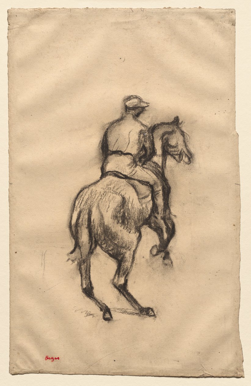 Jockey tekijältä Edgar Degas