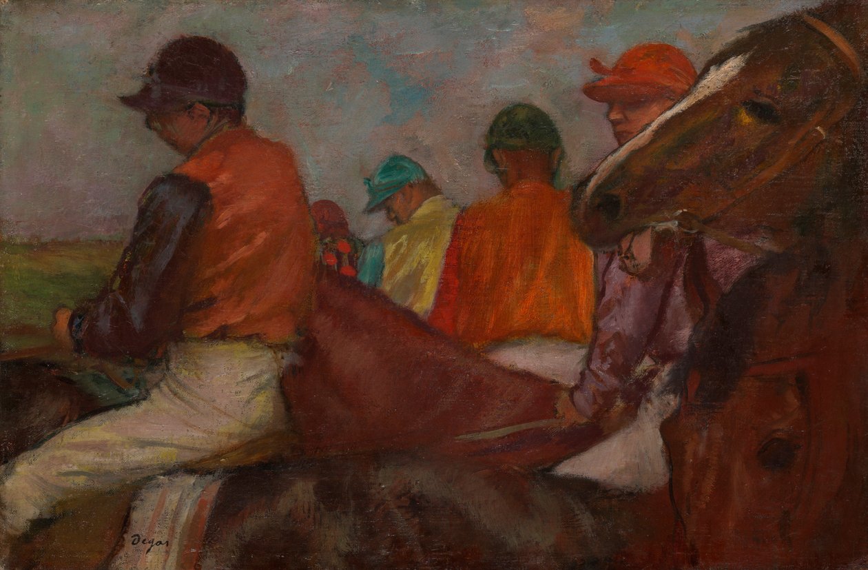 Jockeys tekijältä Edgar Degas