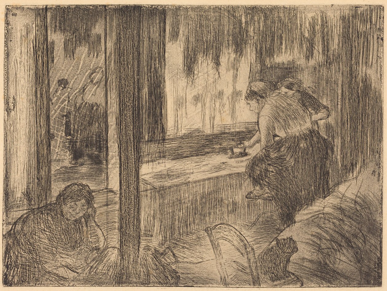 The Laundresses (Pesijät (Silitys)) tekijältä Edgar Degas