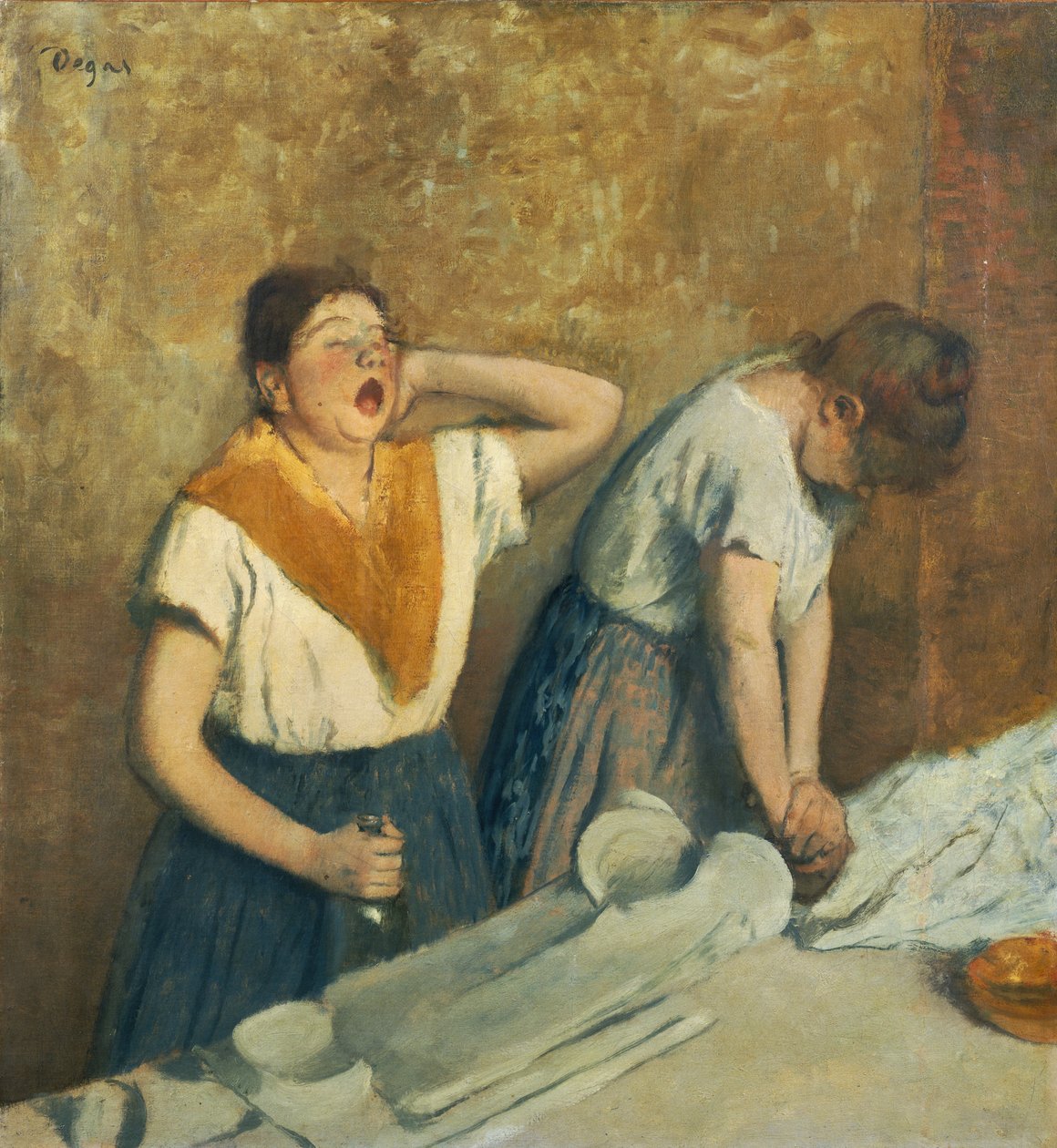 Pesumiehet tekijältä Edgar Degas