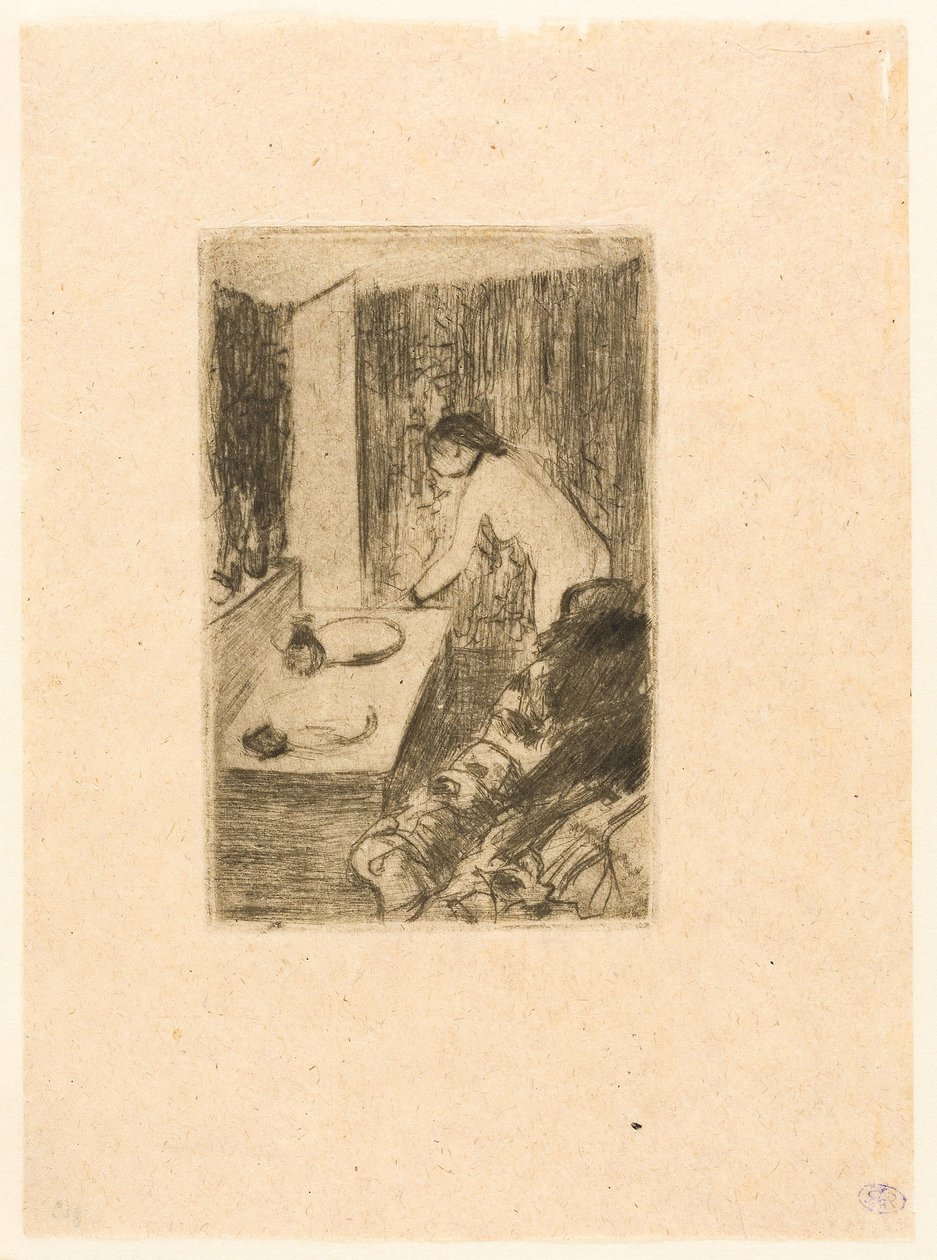 Pikku pukuhuone tekijältä Edgar Degas