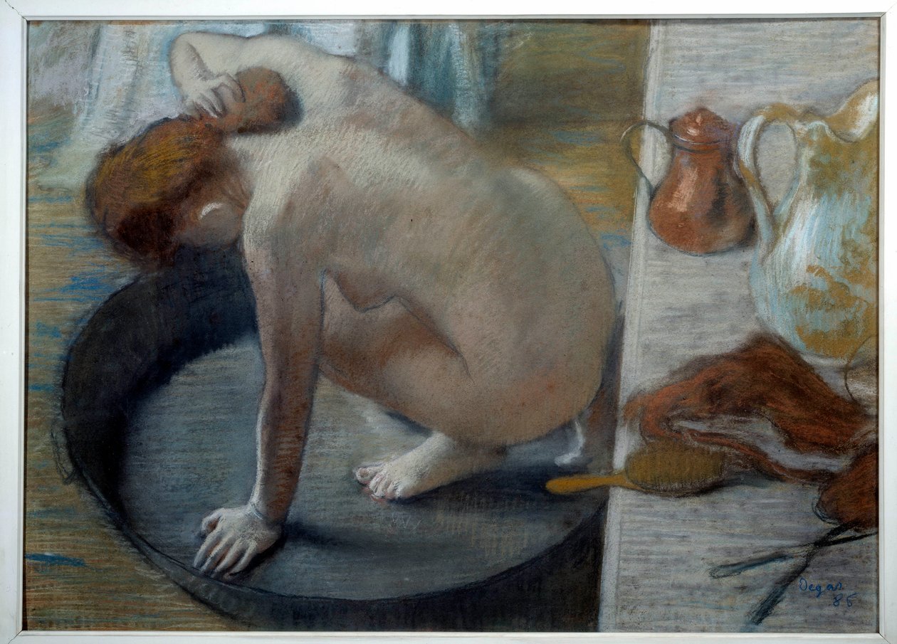 Edgar Degasin (1834-1917) pastellikylpy. 1886. Su. 0,60 x 0,83 m. Pariisi, Musee d