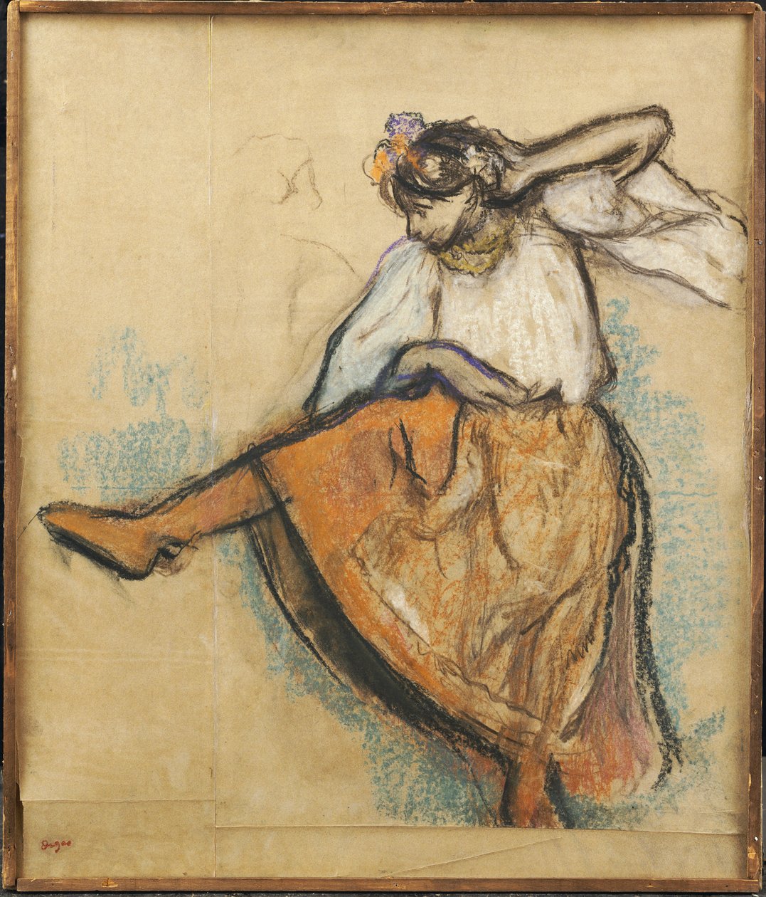 Venäläinen tanssija, 1895 tekijältä Edgar Degas