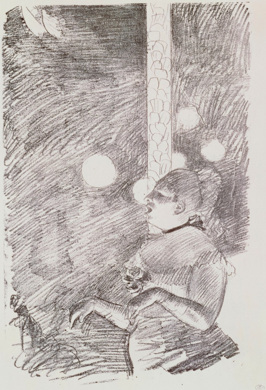 Koiran laulu, 1876-77 tekijältä Edgar Degas
