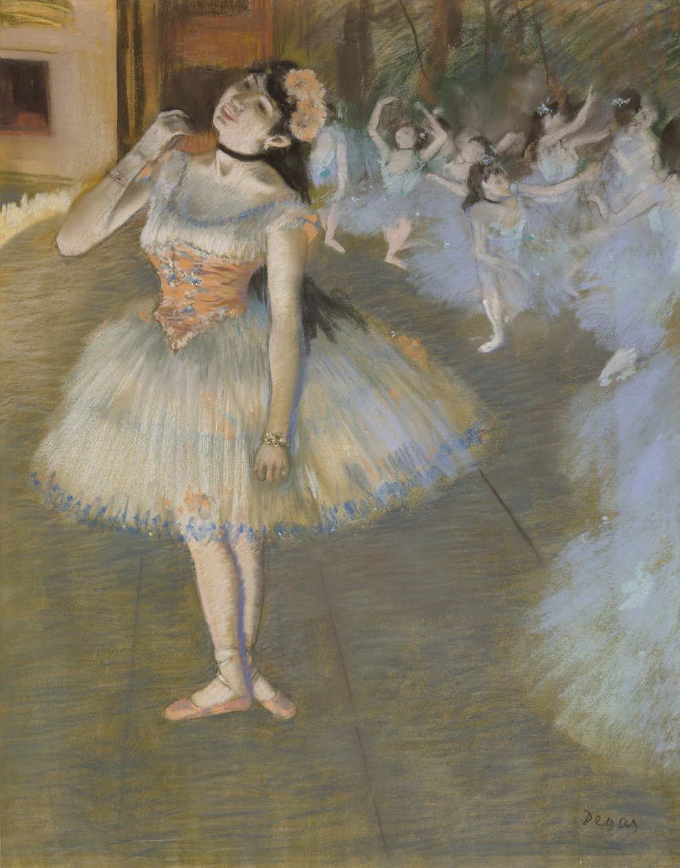 Tähti, 1879/81 tekijältä Edgar Degas