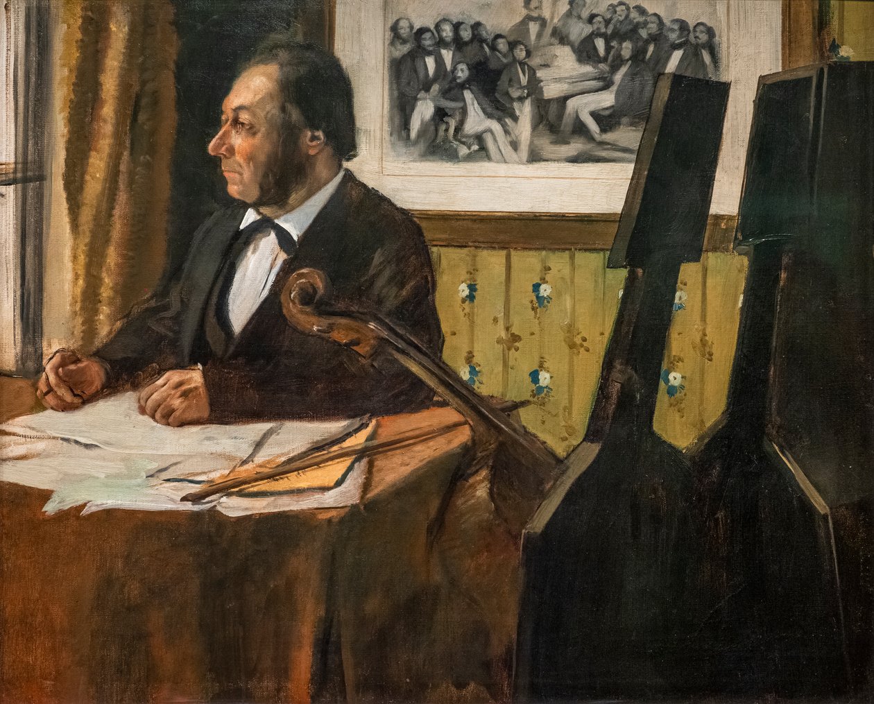 Sellisti Louis-Marie Pilet. Noin 1868-1869. Öljy kankaalle. tekijältä Edgar Degas