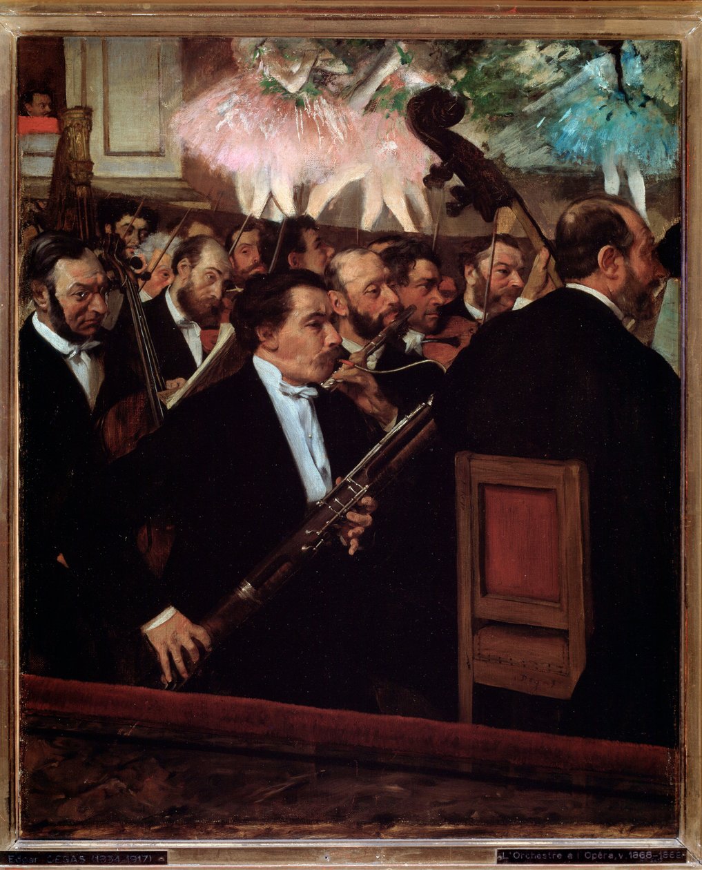 Pariisin oopperan orkesteri tekijältä Edgar Degas