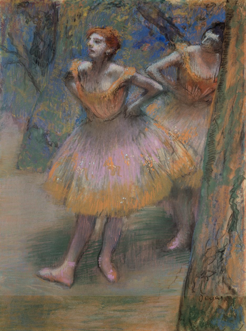 Kaksi tanssijaa tekijältä Edgar Degas