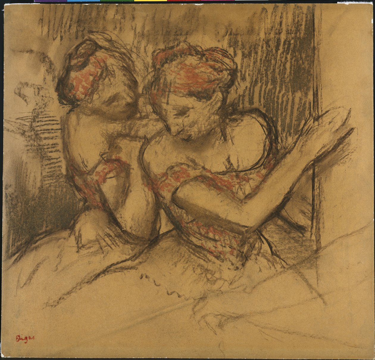Kaksi tanssijaa tekijältä Edgar Degas