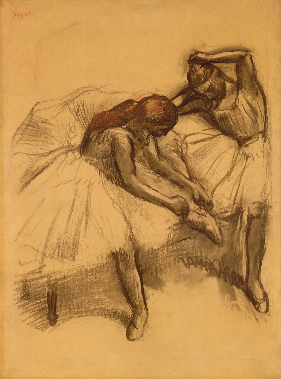 Kaksi tanssijaa, 1905 tekijältä Edgar Degas