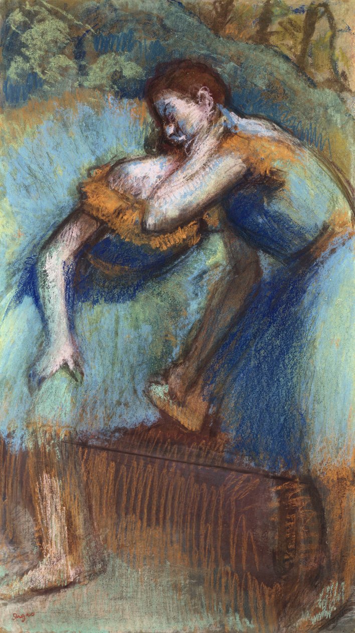 Kaksi tanssijaa, n. 1891 tekijältä Edgar Degas