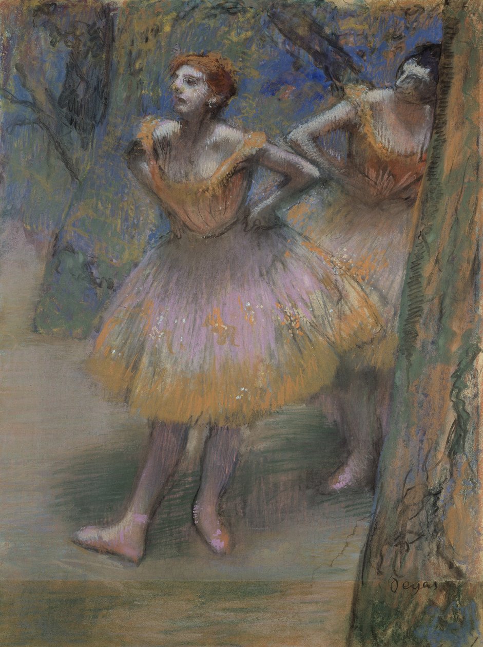 Kaksi tanssijaa, n. 1893-98 tekijältä Edgar Degas