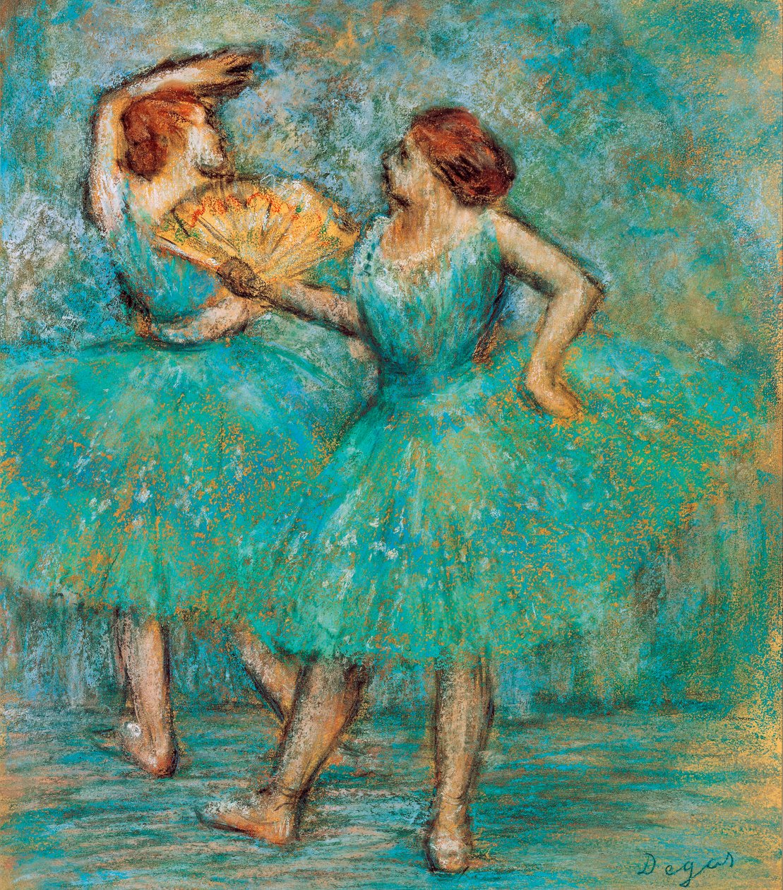 Kaksi tanssijaa, n. 1905 tekijältä Edgar Degas