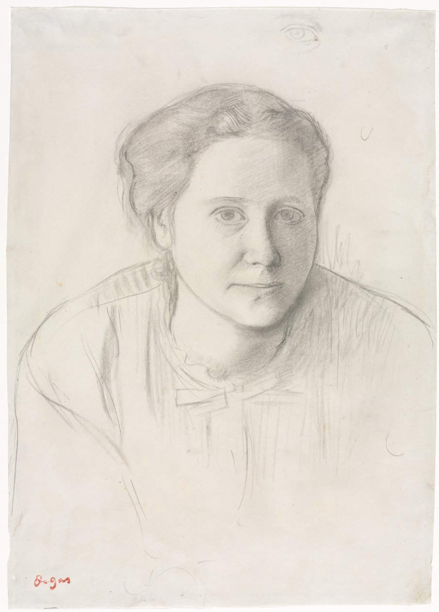 Victoria Dubourg, c. 1866. tekijältä Edgar Degas