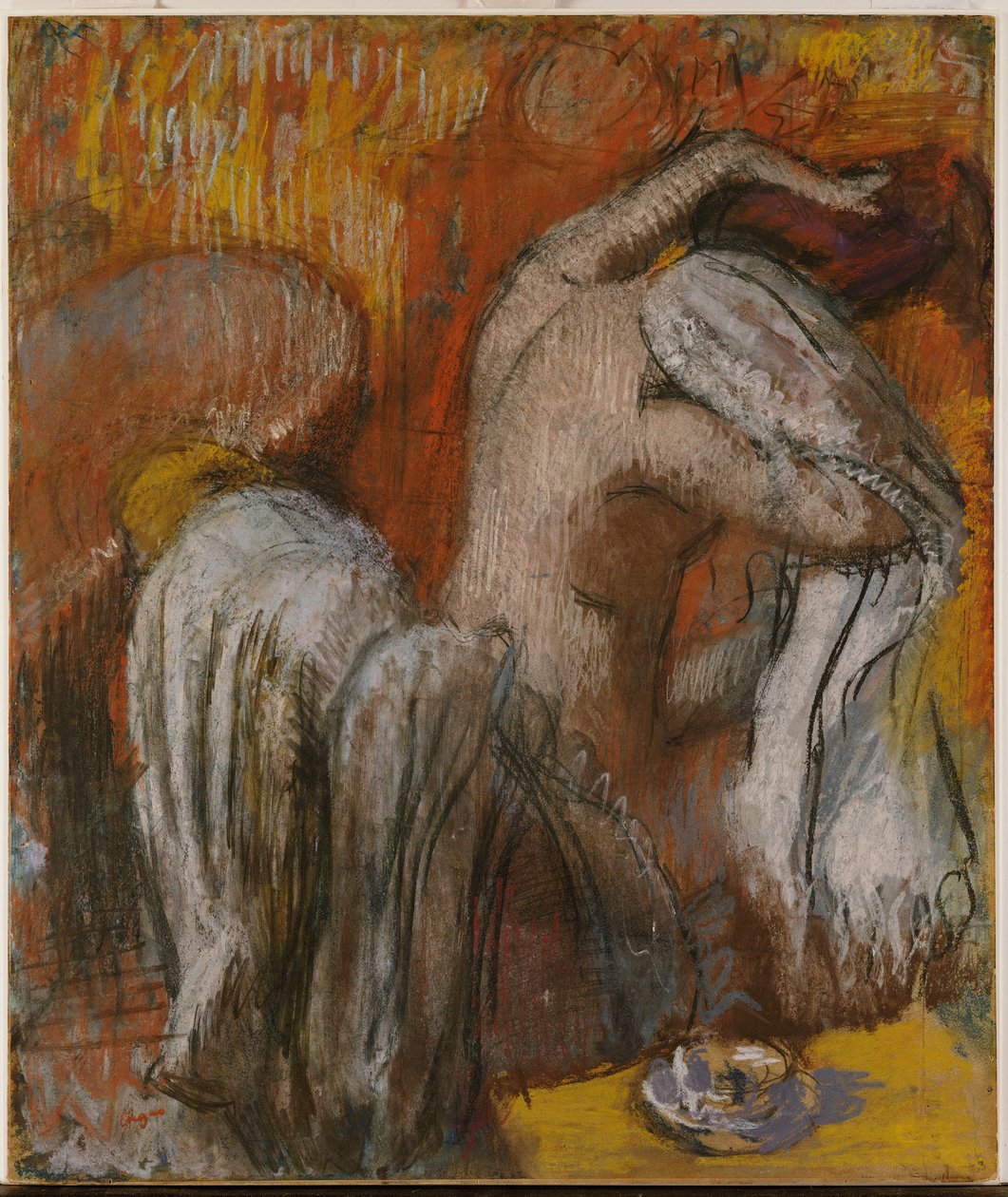 Nainen kuivaamassa itseään tekijältä Edgar Degas