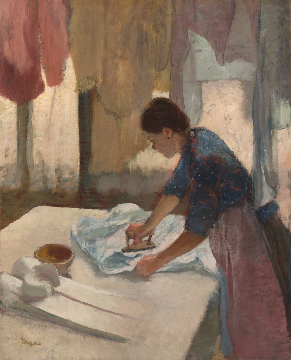 Naisen silitys tekijältä Edgar Degas