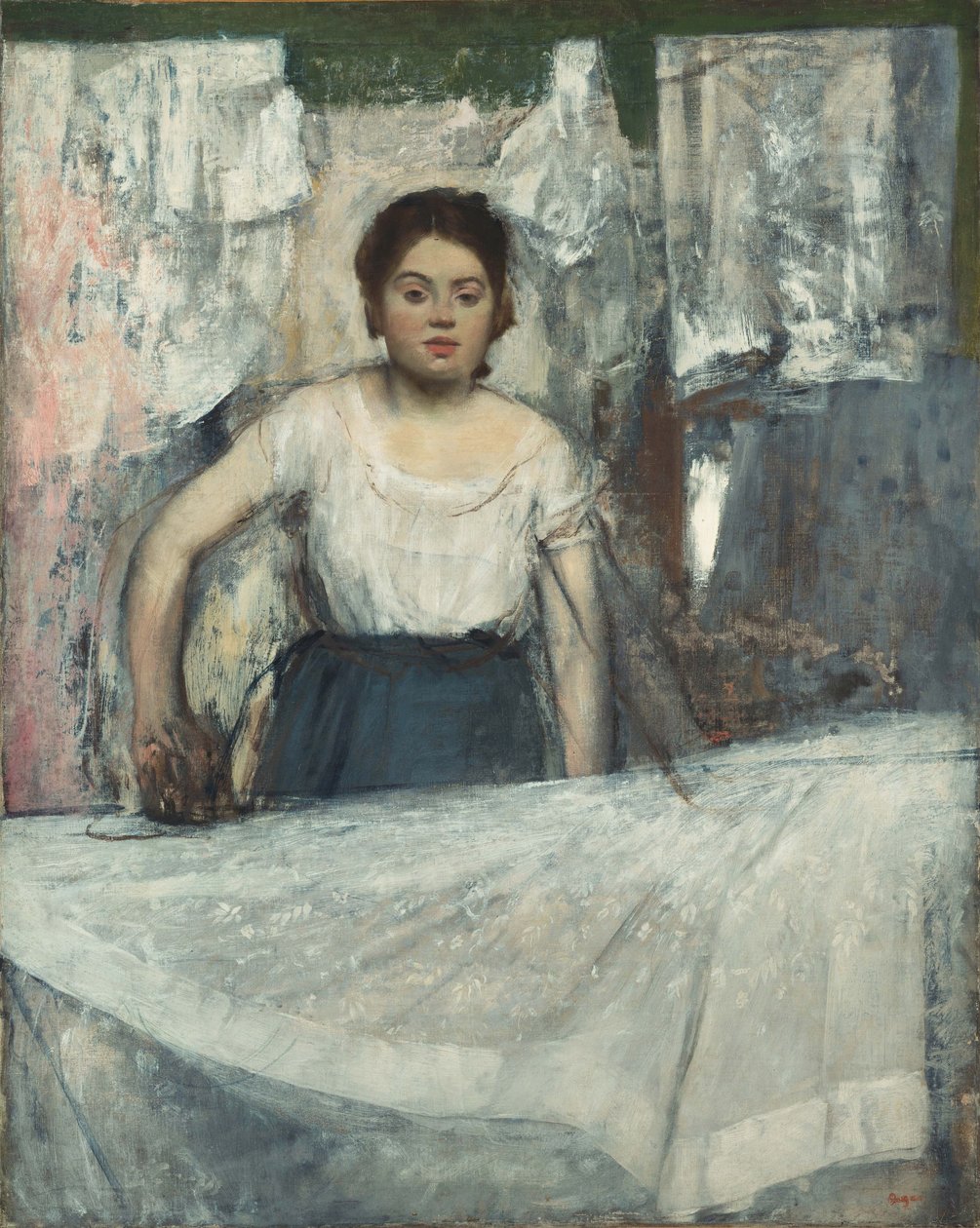Naisen silitys tekijältä Edgar Degas