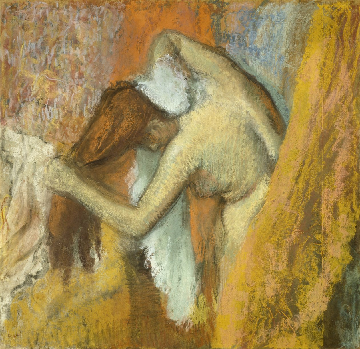 Nainen WC:ssä tekijältä Edgar Degas