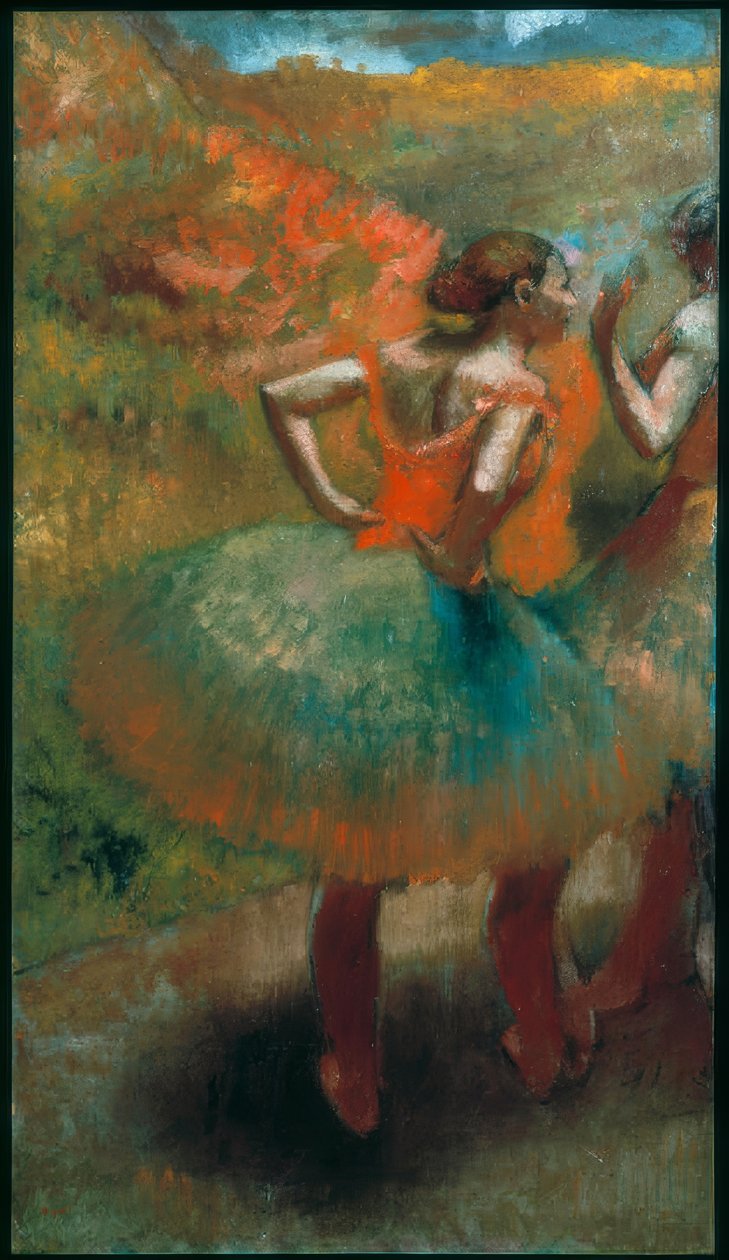 Kaksi tanssijaa tekijältä Edgar Degas