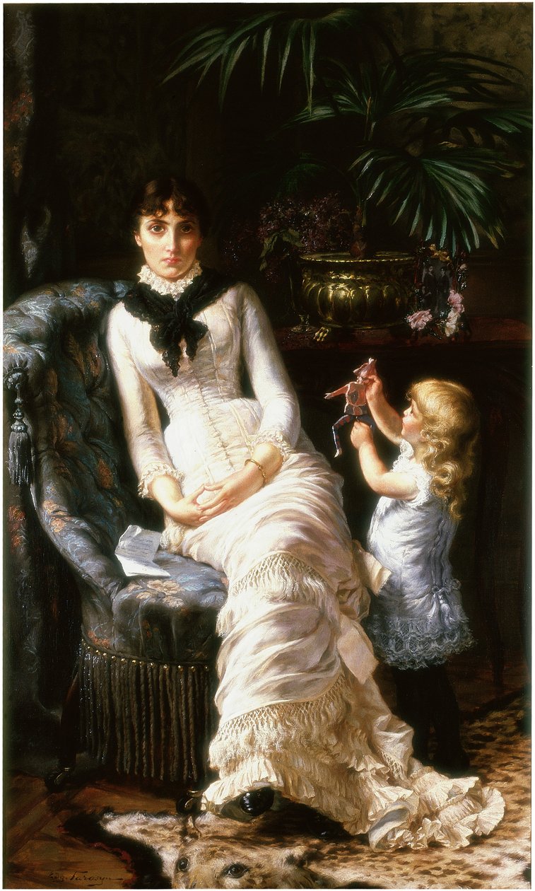 Surulliset uutiset, n. 1880-1883 tekijältä Edgard Farasyn