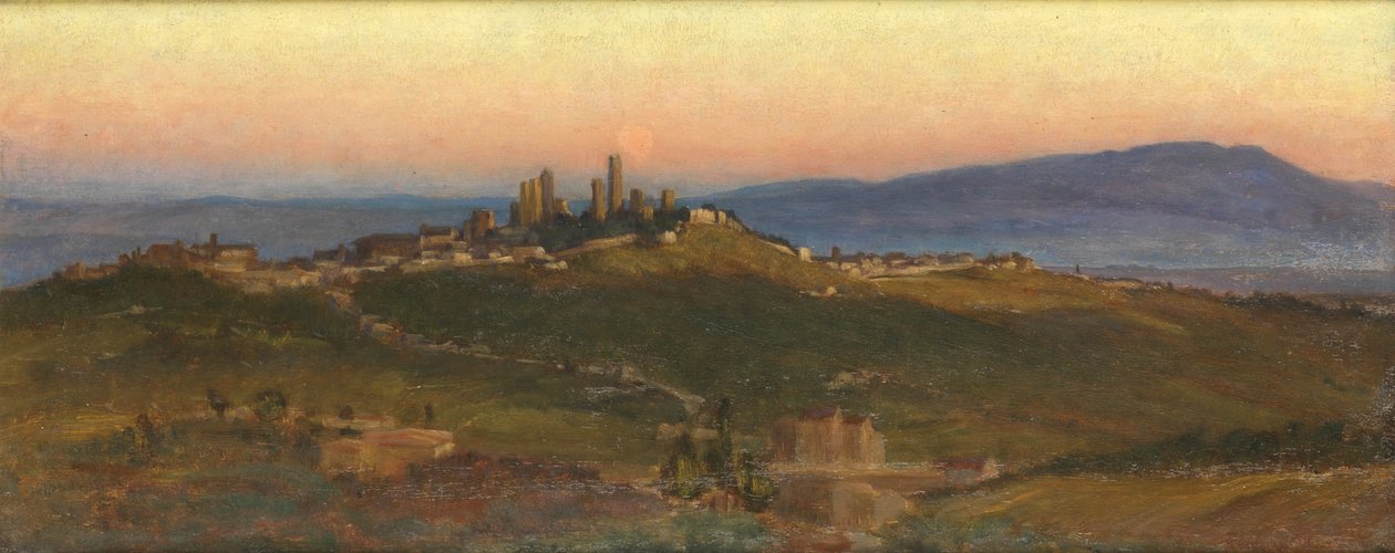 San Gimignano, 1898 tekijältä Edith Ridley Corbet