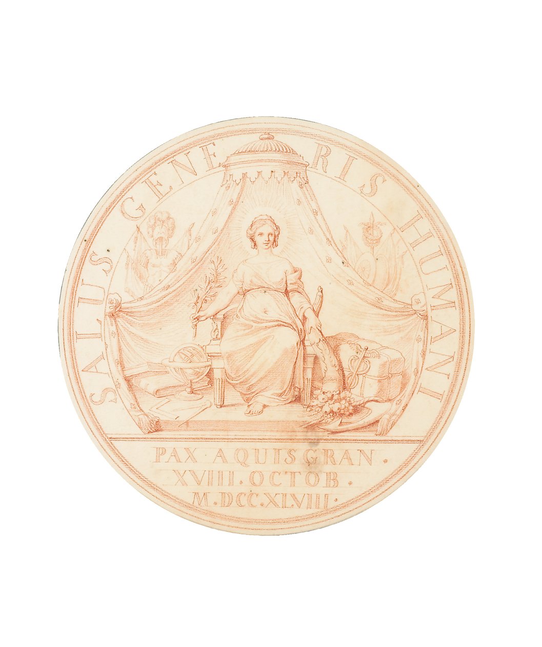 Aix-la-Chapellen rauha, 1748 tekijältä Edmé Bouchardon