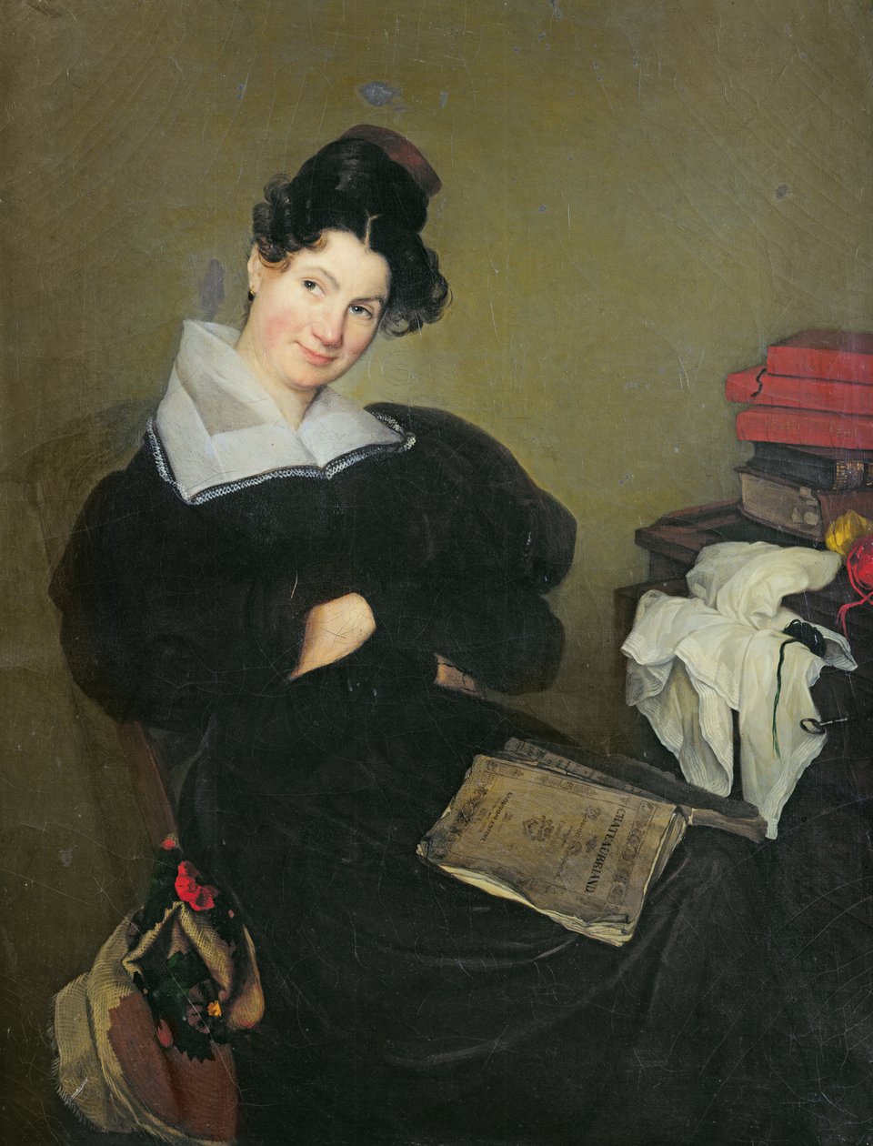 Madame Bailin muotokuva, n. 1830 tekijältä Edme Jean Pigal