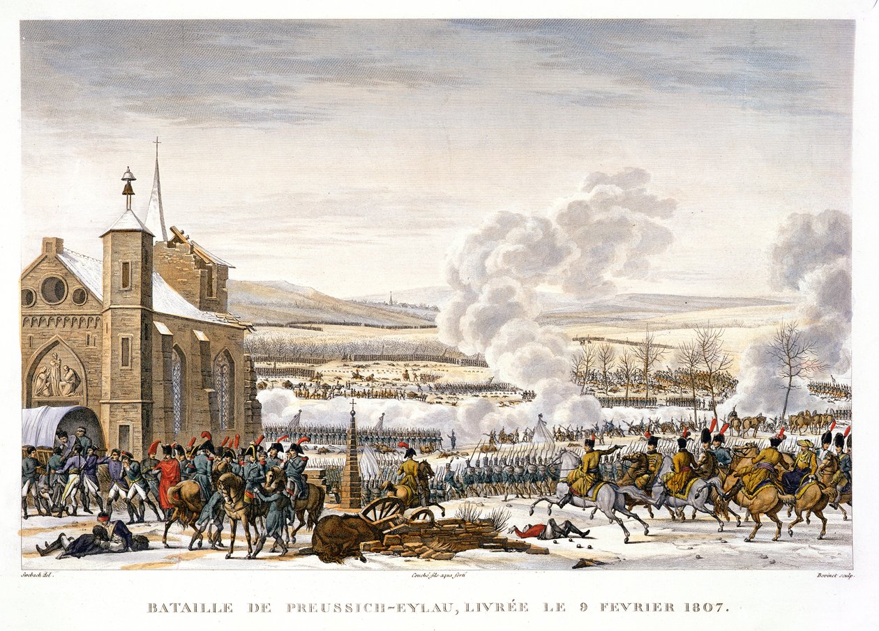 Eylaun taistelu, Saksa, 9. helmikuuta 1807 tekijältä Edme Bovinet