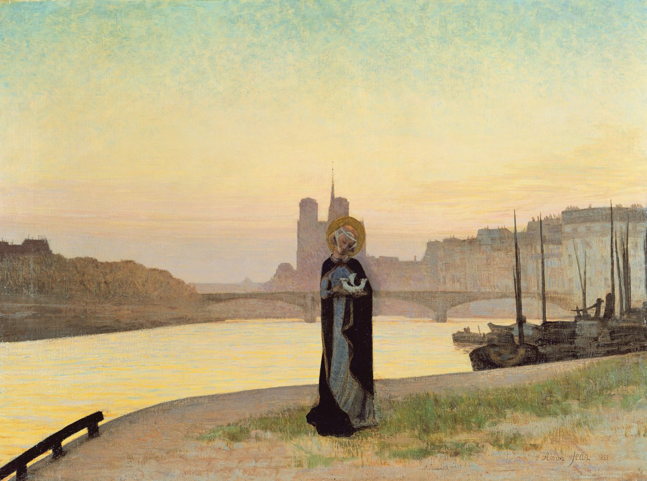 St. Genevieve, 1885 tekijältä Edmond François Aman Jean