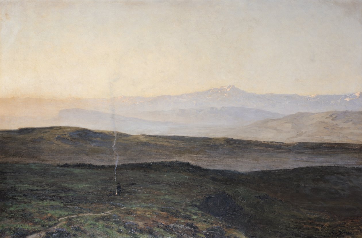 Näkymä Pyreneillä Ruttosta tekijältä Edmond Yarz