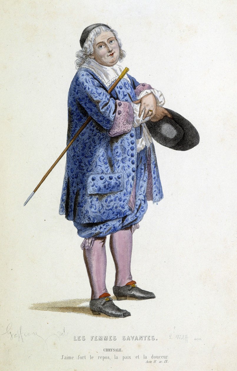 Chrysale, kaiverrus L.Wolff, 1800-luku tekijältä Edmond A.F. Geffroy